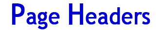 HTTP Headers